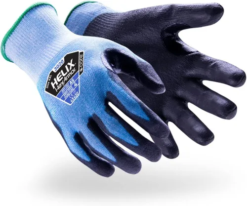 HexArmor Cut-Resistant Polyurethane Palm Knit Work Gloves | Helix® Core 3020
