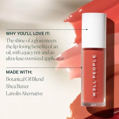 Miniatura 4 de Well People Aceite Labial Hidratante con Color Lush, Aceite Labial Hidratante para Nutrir y Acondicionar los Labios, Añade un Color Transparente