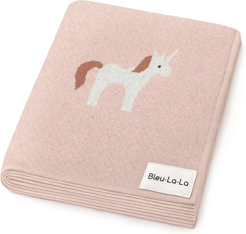 Miniatura 6 de Manta de punto para bebé, 100% algodón, suave, acogedora, para envolver cuna, manta de regalo para recién nacidos, bebés, niños pequeños, unisex 12