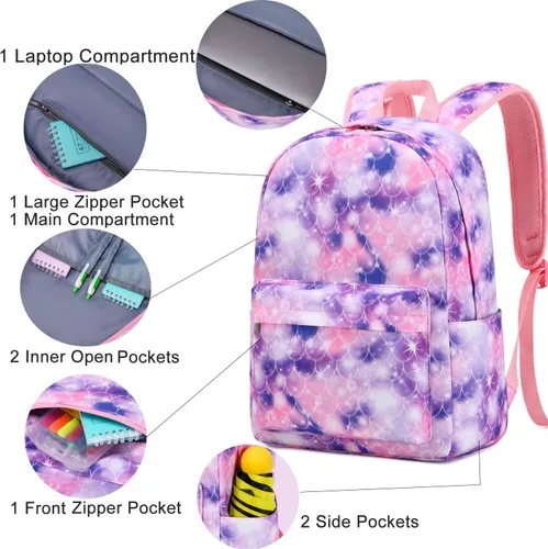 Miniatura 4 de Mochilas escolares para niñas, niños y adolescentes
