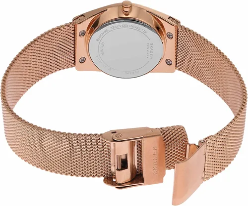 Miniatura 5 de Skagen Grenen Lille Reloj de mujer con malla de acero inoxidable o correa de cuero