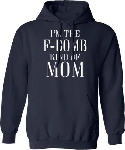 Miniatura 3 de zerogravitee Sudadera con capucha para adulto con texto en inglés "I'm the F-Bomb kind of Mom