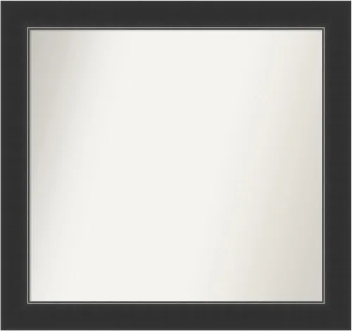 Miniatura 102 de Amanti Art Espejo personalizado, espejo de baño negro Astor, espejo de pared o espejo de tocador de baño sobre el fregadero (25 x 25 pulgadas)