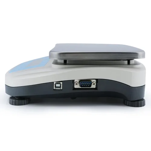 Miniatura 3 de U.S. Solid Balanza digital de laboratorio de precisión electrónica de 0.00 oz, interfaz RS232 y USB, AC100V-240V y DC4x1.5V, 19 unidades de medida