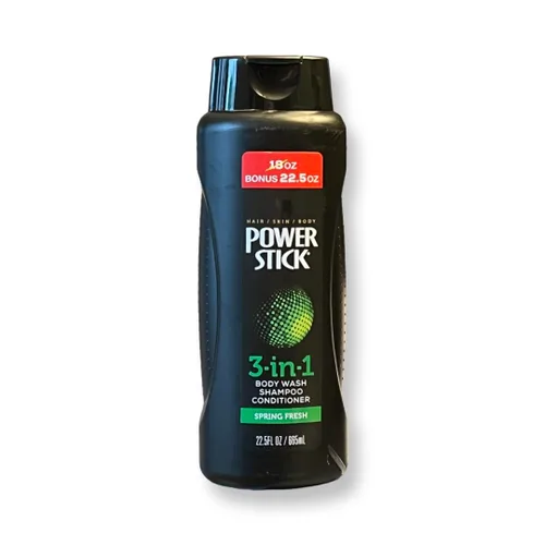 Miniatura 3 de PowerStick 3 en 1 champú, acondicionador y gel de baño Spring Fresh (2 EA 22.5 oz)