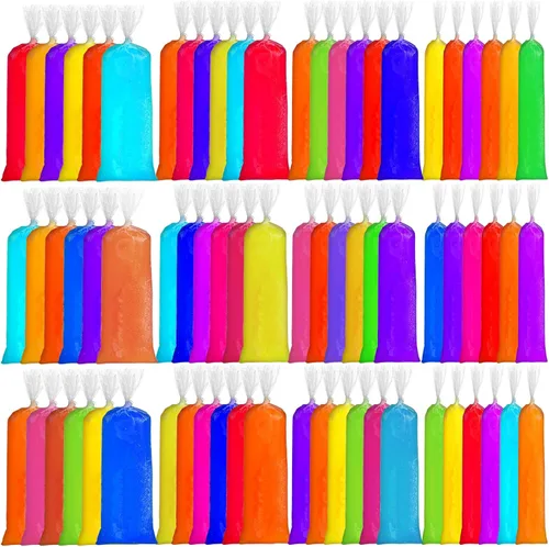 Miniatura 10 de Hoolerry 600 bolsas desechables para paletas de hielo, bolsas de plástico para helado con embudo plegable de silicona para hacer helados de yogur