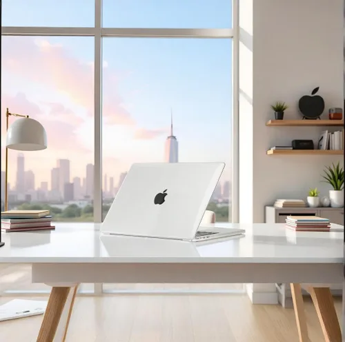 Miniatura 2 de Se7enline Compatible con MacBook Air 13 pulgadas estuche transparente 2018/2019/2020/2021/2022/2023/2024 Funda de transporte para Mac Air 13