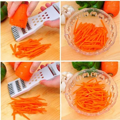 Miniatura 6 de Cortador de verduras Queso Rallador de patatas Pelador de pepino Pelador de lufa Trituradora multifunción Herramientas de cocina