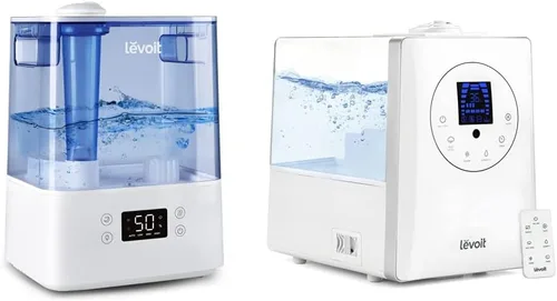 LEVOIT Humidificadores, azul y humidificadores para dormitorio, habitación grande, 6L, niebla cálida y fría para plantas familiares con sensor de