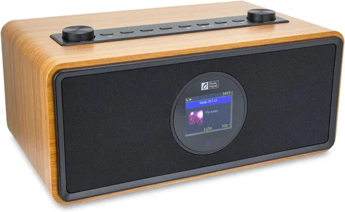 Miniatura 7 de Ocean Digital WR-860 FM Radio de Internet Wi-Fi con altavoces estéreo, reloj despertador, temporizador de sueño, salida de línea, entrada auxiliar