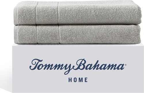 Miniatura 27 de Tommy Bahama - Toallas de baño, 100% algodón suave y absorbente, resistentes a la decoloración y a la decoloración, toallas de baño de peso medio