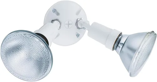 Miniatura 12 de Lithonia Lighting OFTH 300PR 120 P WH-M12 - Soporte ajustable doble PAR con atardecer a amanecer, 120 voltios, 300 vatios, color blanco