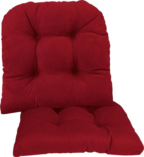Miniatura 19 de Klear Vu Gripper Overstuffed - Cojines universales antideslizantes para silla de comedor para decoración de cocina o uso de oficina, almohadilla
