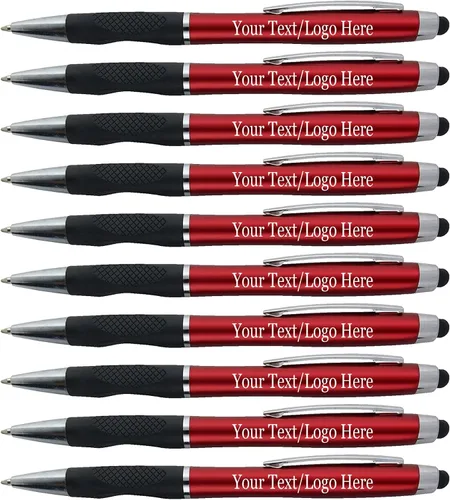 Miniatura 13 de Bolígrafos personalizados con tu logotipo o texto personalizado, paquete de 300 unidades a granel para negocios, fiestas y eventos, bolígrafo 2 en 1