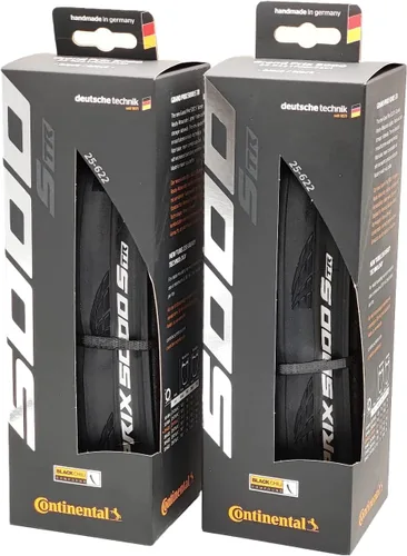 Continental Grand Prix 5000 S TR - Tubeless Road Bike Tire | Fast, Light, Durable - BlackChili, Vectran Breaker, LazerGrip, Active Comfort