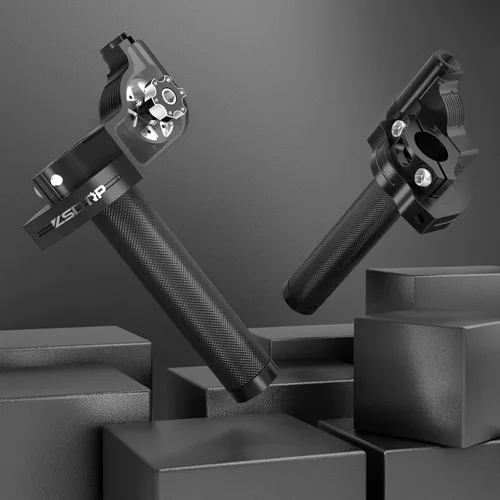 Miniatura 5 de Throttle Grip Throttle Cable Motorcycle 22mm Universal CNC Aluminum Accelerator Throttle Twist Grips Handlebars for KLX CR CRF EXC XR TTR CB SSR ATV