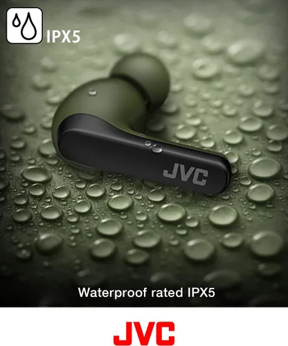 Miniatura 7 de JVC RIPTIDZ - Audífonos inalámbricos con sensor táctil, uso de un solo oído, IPX5, Bluetooth 5.1, batería de larga duración (hasta 30 horas), HAA9TB