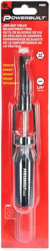 Miniatura 6 de Powerbuilt herramienta de ajuste de válvula de tuerca de 12 mm y 7-1/2 pulgadas, perno de ajuste de válvula ranurada, para motores de vehículos