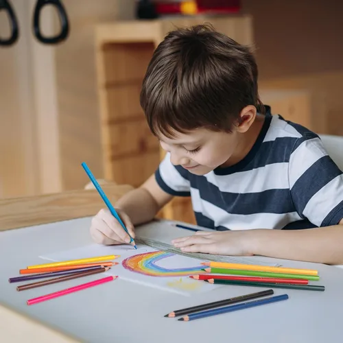 Miniatura 4 de Lápices de colores para niños, juego de 12 lápices de colores preafilados, regalo a granel