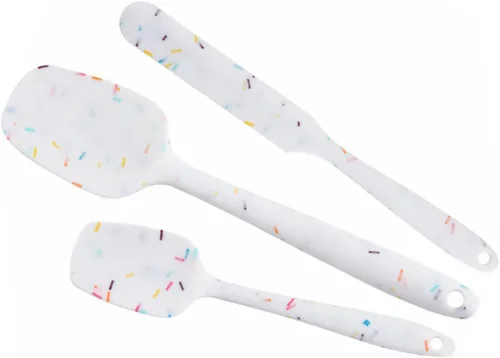 ARTIBETTER Herramienta de silicona para hornear, espátulas resistentes al calor para cocina, raspar y mezclar, utensilios antiadherentes flexibles