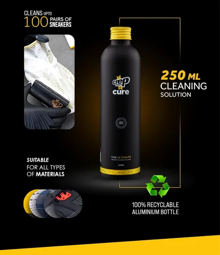 Miniatura 2 de Crep Protect Limpiador de zapatillas – La solución definitiva de limpieza de zapatos para cuero, gamuza, nubuck, lona, nailon, vinilo – 8.4 onzas