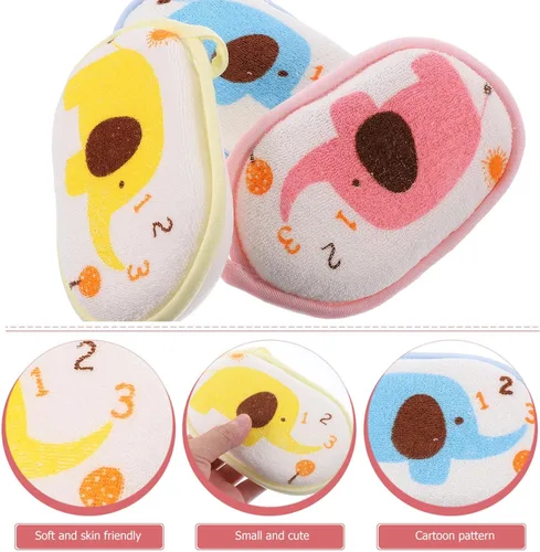 Miniatura 9 de FOMIYES Esponja de baño para bebé, esponja de baño, esponja de baño, esponja de lufa, esponjas de baño para ducha, toalla de baño, cepillo de espuma