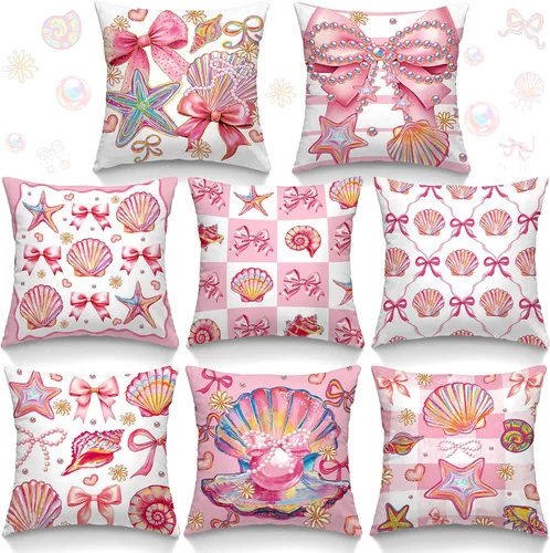 Miniatura 15 de 8 fundas de almohada de regreso a la escuela, 18 x 18 pulgadas, composición, fundas de almohada para cuadernos, fundas de almohada para el aula