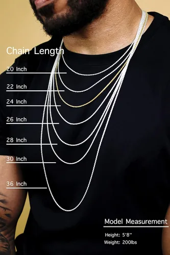 Miniatura 3 de Collar con cadena de plata de ley de 0.039 pulgadas para elegir tu cierre.