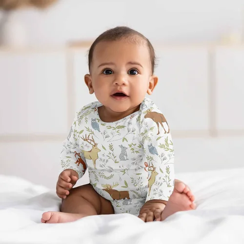 Miniatura 7 de Sweet Jojo Designs Baby Clothes Bodysuit Short Long Sleeve Newborn Infant Bodysuits