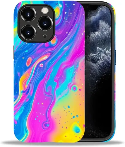 Miniatura 13 de DAIZAG Funda compatible con iPhone 11, hermoso color arena, patrón completo, carcasa rígida híbrida de plástico TPU + funda de protección