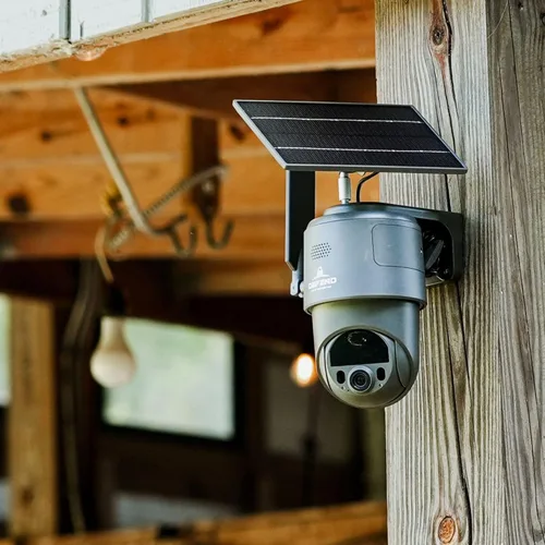 Miniatura 4 de TACTACAM – Cámara de seguridad celular Defend 360, fotos 4K, video 1080p, batería solar + recargable, panorámica/inclinación/zoom de 360°, LTE