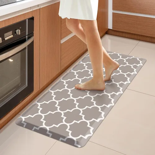 Miniatura 35 de WISELIFE - Tapete antifatiga para piso de 4/5 pulgadas, tapete de cocina antideslizante, impermeable, resistente, ergonómico, cómodo, duradero