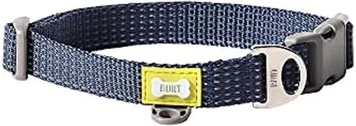 Miniatura 11 de BUILT Pet Nightsafe - Collar para perro pequeño, rosa y gris