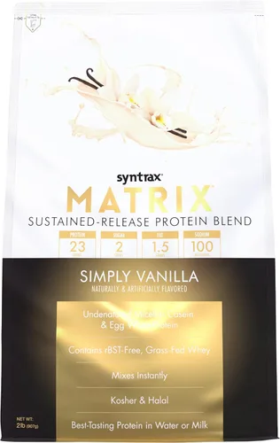 Miniatura 7 de Syntrax Nutrition Matrix - Mezcla de proteína de liberación sostenida, galletas y crema 2 libras. Verdaderos trozos de galleta