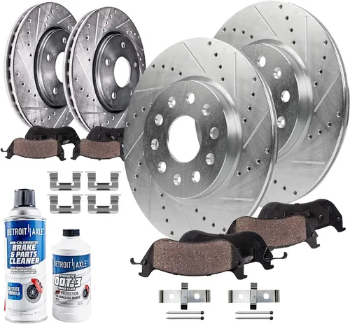 Miniatura 23 de Detroit Axle - Kit de freno delantero para Chevy GMC Silverado Sierra Yukon XL Express Savana Suburban 1500 Tahoe Avalanche Cadillac Escalade Pinza