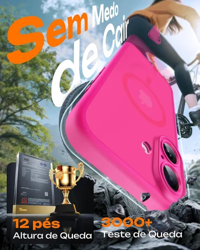 Miniatura 54 de TOCOL Funda para iPhone 11, compatible con Magsafe, protección completa de cámara, imanes integrados, protección contra caídas, funda translúcida