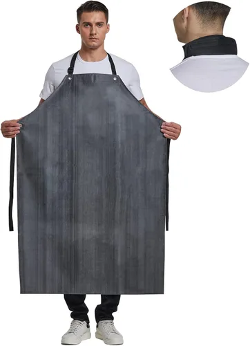 Miniatura 9 de Delantal de goma impermeable para carnicero resistente al aceite resistente a los productos químicos delantales de seguridad para limpiar peces
