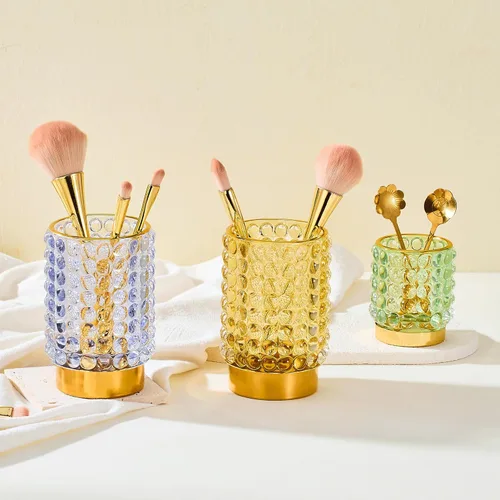 Miniatura 6 de Organizador de brochas de maquillaje, soportes para cepillos de dientes, soporte para lápices de escritorio, taza multifuncional para pinceles