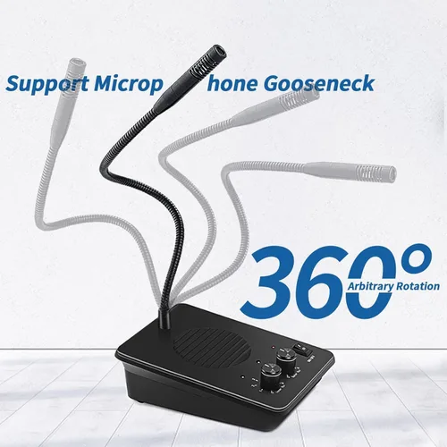 Miniatura 4 de Daytech Intercomunicador de ventana Conectar micrófono inalámbrico