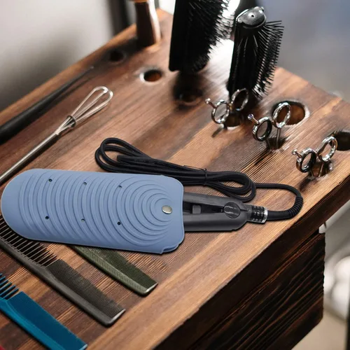 Miniatura 6 de Funda de silicona aislante de calor para herramientas de peinado del cabello, rizadores y planchas planas, cubierta de viaje antideslizante, pequeña