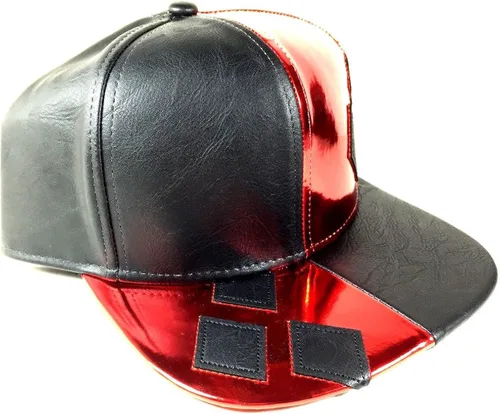 Miniatura 3 de DC Comics Harley Quinn Piel Sintética Suit Up Snapback Sombrero