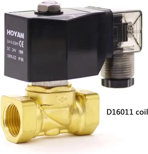 Miniatura 2 de PXC series PXC-10 Normally Close Standard Pipe Thread thread 2 Way Compact direct actuated Brass water solenoid valve(1/4",VITON_110V_D16011 COIL)