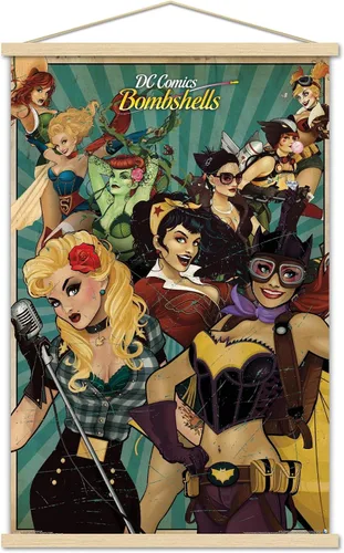 Miniatura 14 de Trends International DC Comics Bombshells - Póster de pared (22.375 x 34 pulgadas)