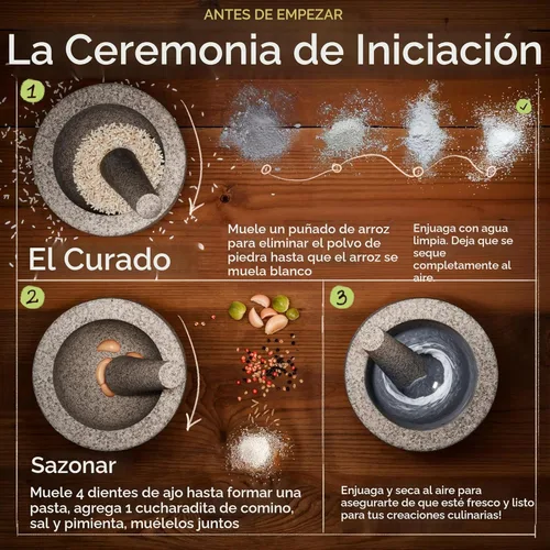 Miniatura 6 de chefsofi – Juego de mortero y maza