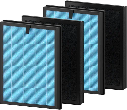 Miniatura 10 de AP2000WF - Filtro de repuesto compatible con KNKA AP2000WF Air Puri-Fier, 3 etapas de filtración con filtro de carbono, versión de eliminación