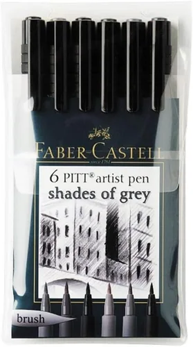 Miniatura 3 de Faber-Castell Pitt Artist Pen Set de 6 Manga Shôjo