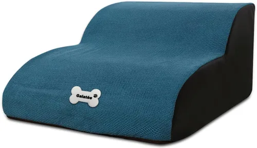 Miniatura 16 de Escaleras para mascotas, lavable y con cremallera, rampa extraíble para mascotas, escaleras de esponja de alta densidad para perros
