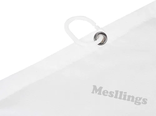 Miniatura 4 de Cortinas de ducha clásicas divertidas – Dachshund descansando en tela blanca colgada de poliéster tela de poliéster decoración de baño con ganchos