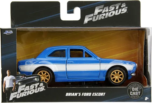 Miniatura 3 de Jada 1/32 Escala Diecast modelo de coche 97188 Fast & Furious – Brian de Ford Escort