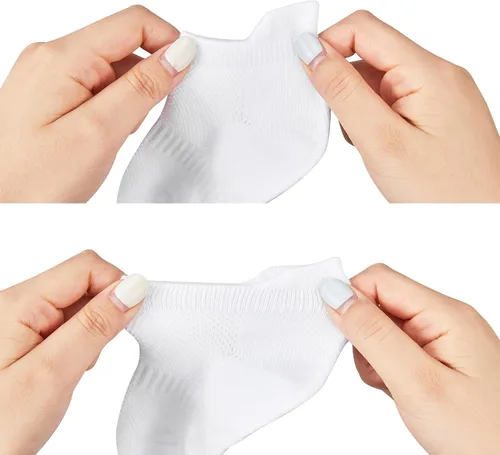 Miniatura 4 de Calcetines de tobillo para niños y niñas par con zapatillas de deporte - Calcetines deportivos suaves de algodón para niños